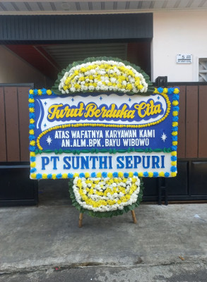 Papan Bunga Duka di Jangkaran